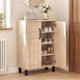 5-Tier Shoe Storage Cabinet Freestanding Wooden Shoe Rack Organizer