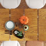 5-in-1 Complete Dining Room Set: Extendable Table  4 Chairs  Electric Fireplace  Media Console & Bamboo Sideboard