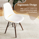 5 Pieces Table Set With Solid Wood Leg For Dining Room