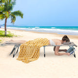5-position Outdoor Folding Chaise Lounge Chair