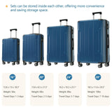 Hardshell Luggage Sets 6 Piece Suitcase Set, Expandable Lightweight
