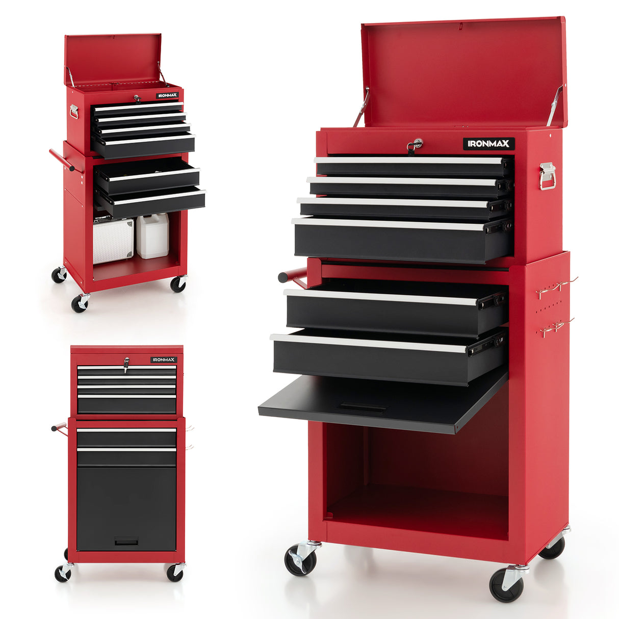 6-Drawer Tool Chest with Heightening Cabinet