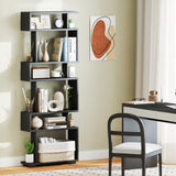 6-Tier Bookcase with Anti-Tipping Kit