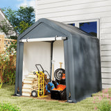 6 x 6.5/8 x 6.5 Feet Portable Motorcycle Outdoor Storage Shelter