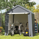 6 x 6.5/8 x 6.5 Feet Portable Motorcycle Outdoor Storage Shelter