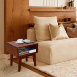 Acacia Serena Solid Wood Nightstand - Elegant and Durable Bedside Storage