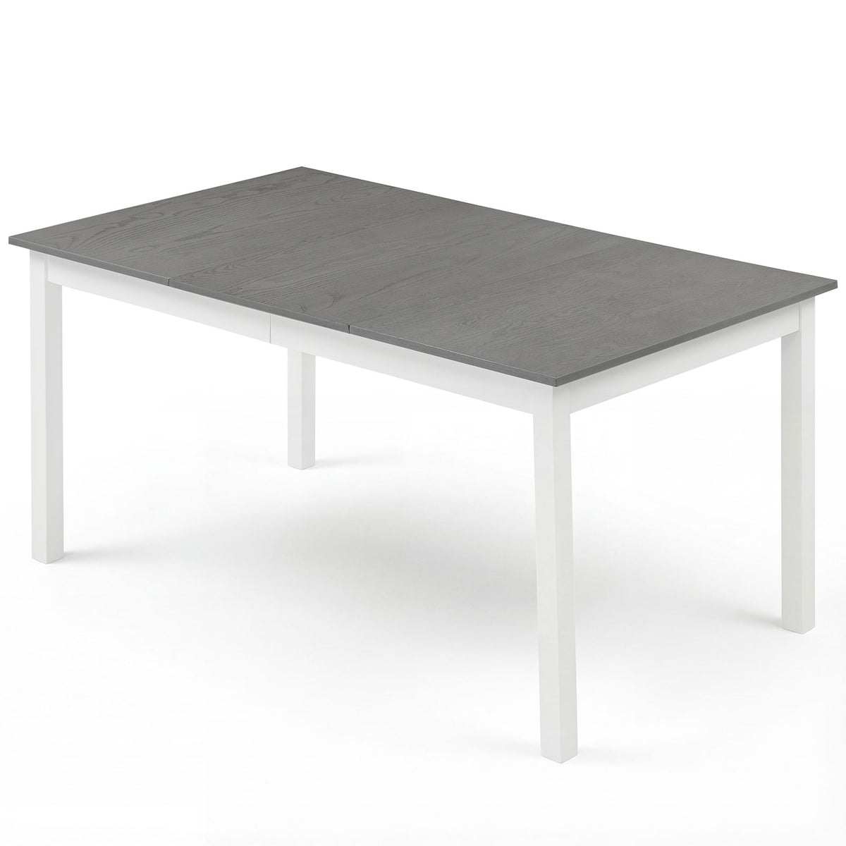 Rectangular Dinner Table with Solid Rubber Wood Legs