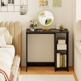 31.5 Inch  Modern Home Office Desk with 2 Compartments