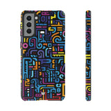 NEON GLYPHS | Tough Phone Case