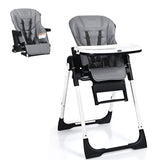 4-in-1 High Chair-Booster Seat with Adjustable Height and Recline