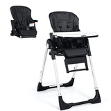 4-in-1 High Chair-Booster Seat with Adjustable Height and Recline