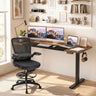 63 x 24 Inch Height Adjustable Sit Stand Computer Desk with 3 Memory Presets
