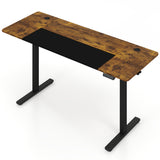 63 x 24 Inch Height Adjustable Sit Stand Computer Desk with 3 Memory Presets