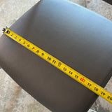 SITONIT SEATING (3 PACK) Grey Chair With Leather Material 34" H x 18.5" x 18.5"