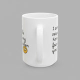 Funny Emoji Mug, Perfect Gift for Friends, Coffee Lovers, Humor Mug, 11oz/15oz Ceramic Cup