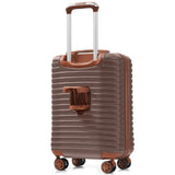 Hardshell Luggage Set with TSA Lock, 360° Spinner Wheels, Lightweight