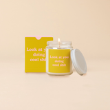 Candle Jar w/Lid - Yippie