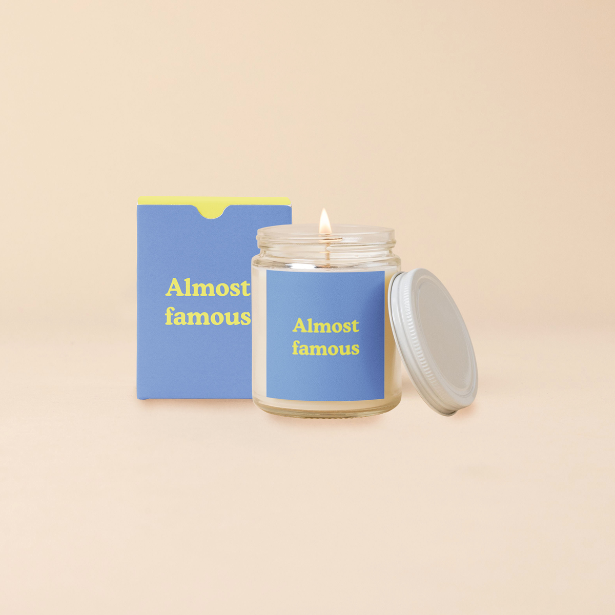 Candle Jar w/Lid - Yippie