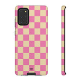 PINK TAN CHECKERBOARD | Tough Phone Case