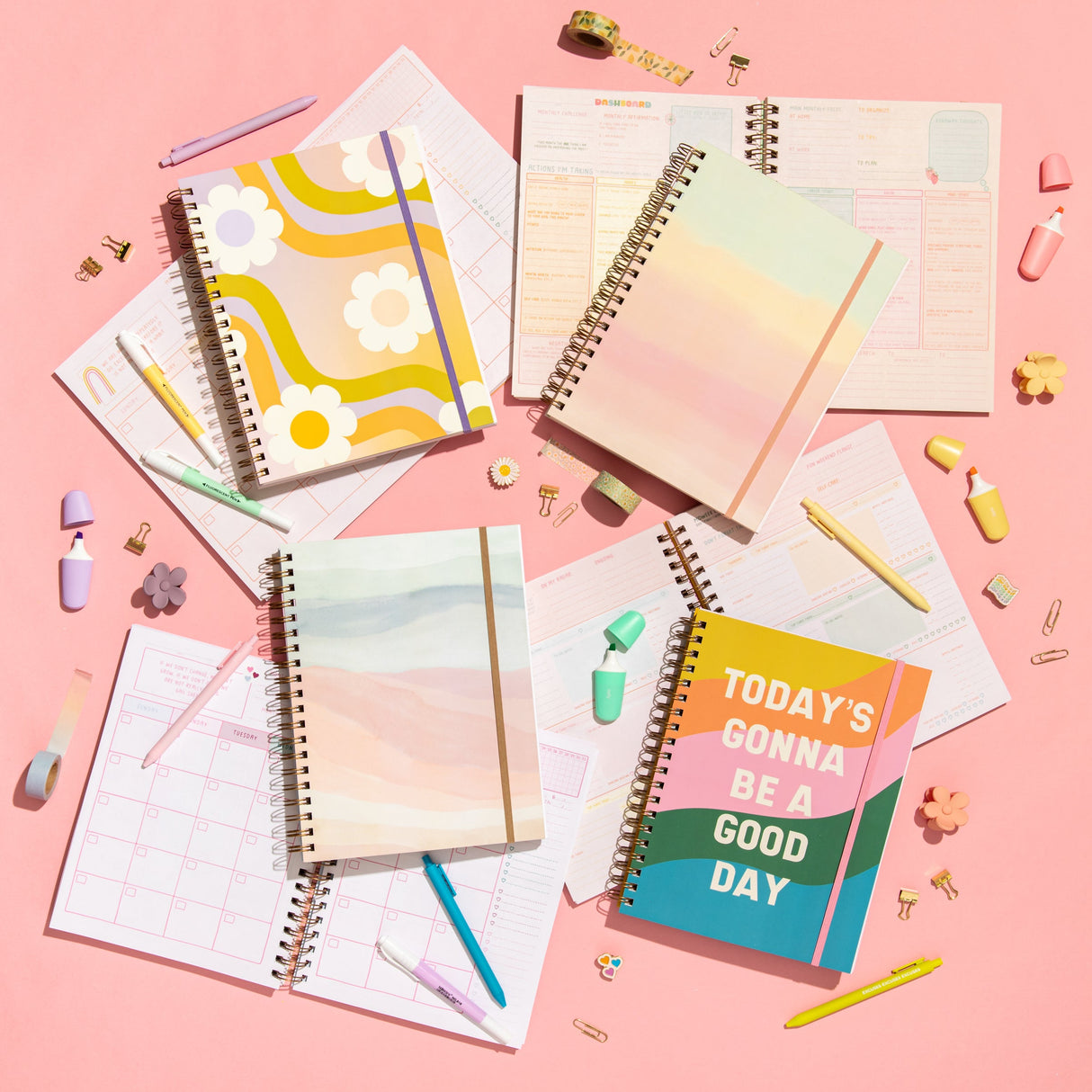 Undated Perpetual Goal Setting Planner