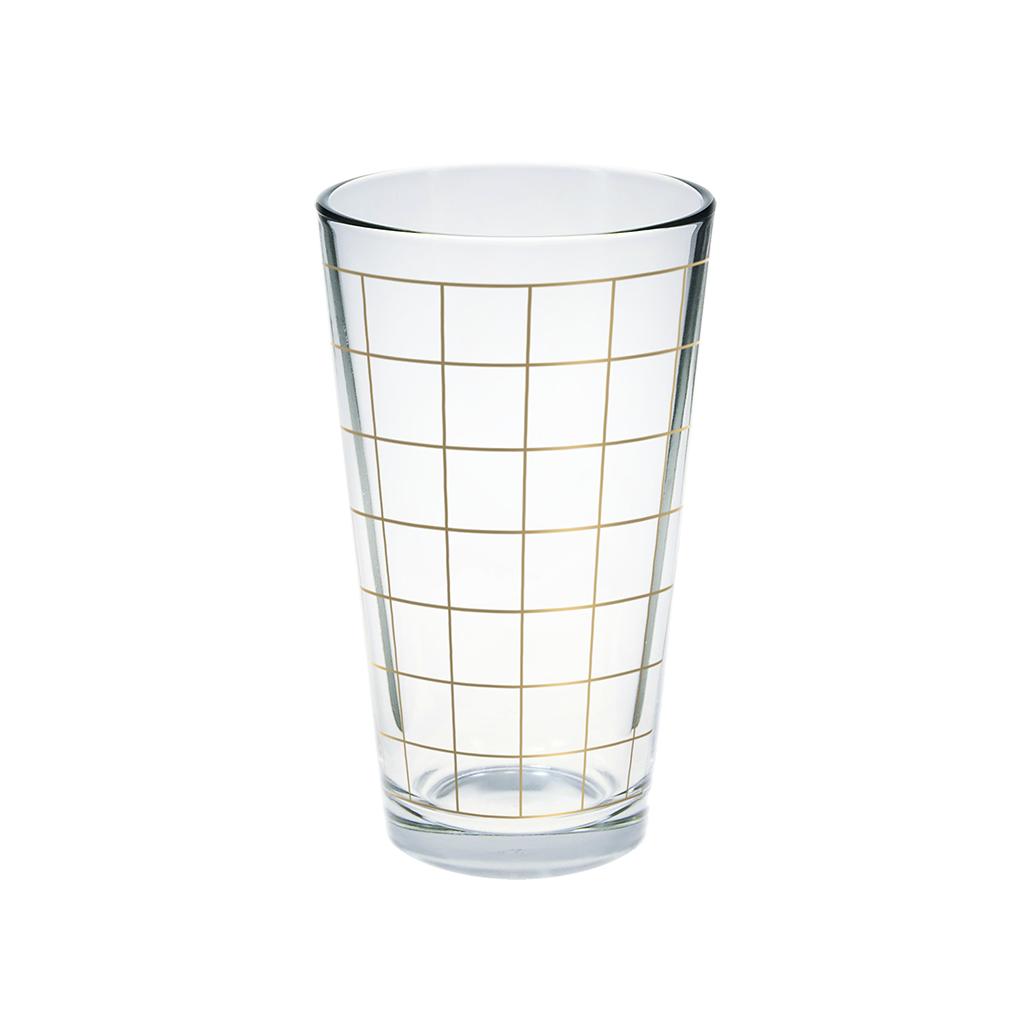 Gold Pint Glass Set