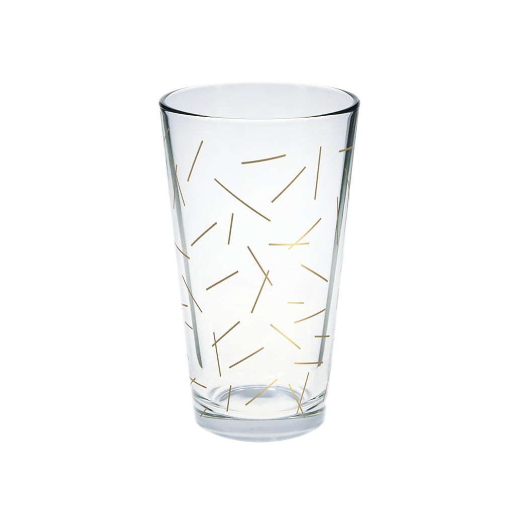 Gold Pint Glass Set