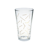 Gold Pint Glass Set