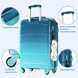 Luggage Set of 3, 20-inch with USB Port, Airline Certified Carry-on
