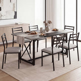 Conference Table with Power Outlets Seats 6-8 People for Office