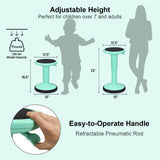 Adjustable Active Learning Stool Sitting Home Office Wobble Chair with Cushion Seat