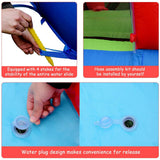 Inflatable Water Slide Jumper Bounce House with Ocean Ball without Blower