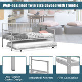Twin Size Daybed and Trundle Frame Set Trundle Bedframe