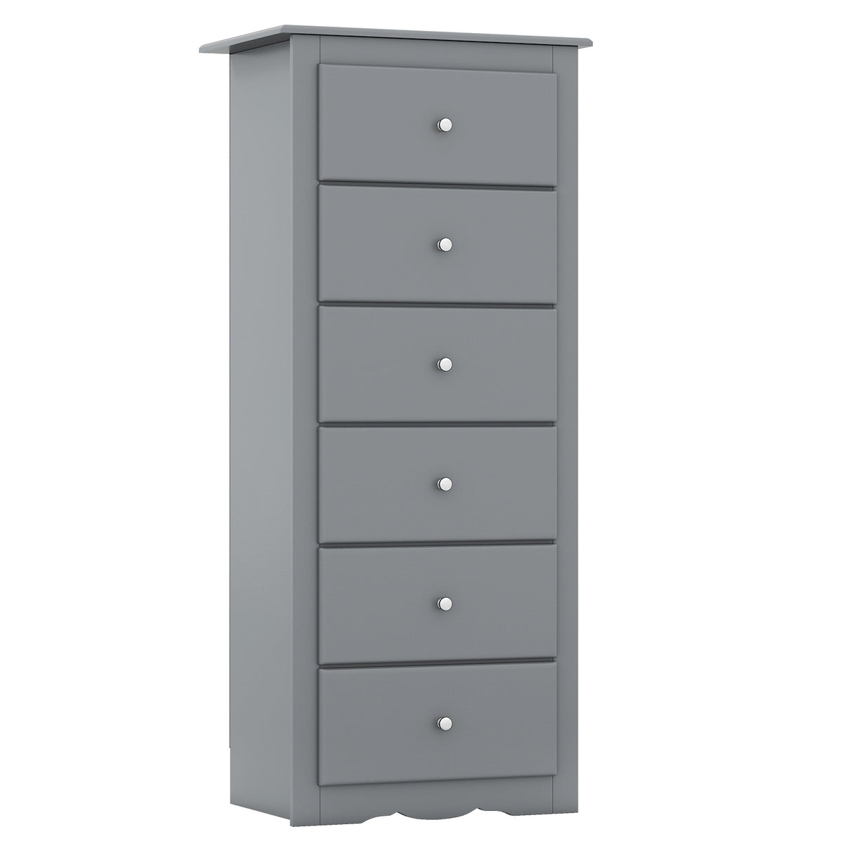6 Drawers Chest Dresser Clothes Storage Bedroom Furniture Cabinet