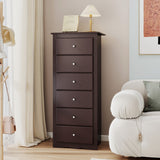 6 Drawers Chest Dresser Clothes Storage Bedroom Furniture Cabinet
