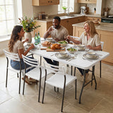 Plastic Fold-in-Half Camping Table