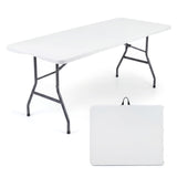 Plastic Fold-in-Half Camping Table