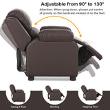 Deluxe Kids Armchair Recliner Headrest Sofa w/ Storage Arms