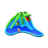 Inflatable Crocodile Style Water Slide Upgraded Kids Bounce Castle with 680W Blower