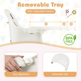 16-in-1 Baby High Chair with Activity Center and Booster Seat for Babies and Toddlers