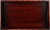 Vanity Trays Moroccan Pattern Bone & Resin Inlay Collection in 10x6, Black & White