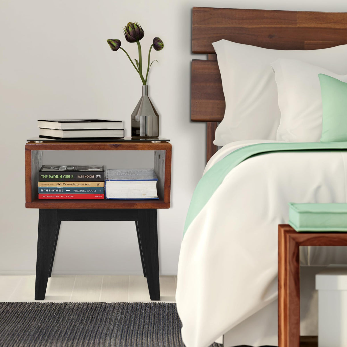 Acacia Serena Solid Wood Nightstand