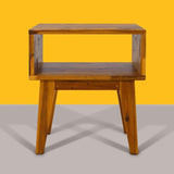 Acacia Serena Solid Wood Nightstand - Elegant and Durable Bedside Storage