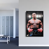 Mike Tyson Autograph Canvas – Boxing Wall Art Decor