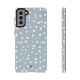 BLUE HAZE DOTS | Tough Phone Case