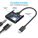 Naztech USB-C and 3.5mm Audio + Charge Adapter