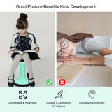 Adjustable Active Learning Stool Sitting Home Office Wobble Chair with Cushion Seat