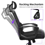 Mesh Office Chair High Back Ergonomic Swivel Chair