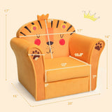 Kids Astronaut Armrest Upholstered Couch