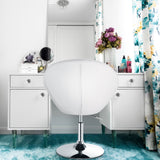 1 Piece Modern Adjustable Swivel Round PU Leather Chair