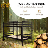Twin Bunk Bed Children Wooden Bunk Beds Solid Hardwood